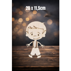 Chłopczyk 20cm, zarys, sklejka 3mm